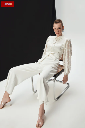 JUMPSUIT WITH BELTED DETAILS